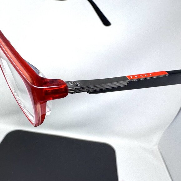 PRADA Red Eyeglasses Frame VPS 01B  AB9-1O1 54 [] 16 140 - Picture 16 of 16